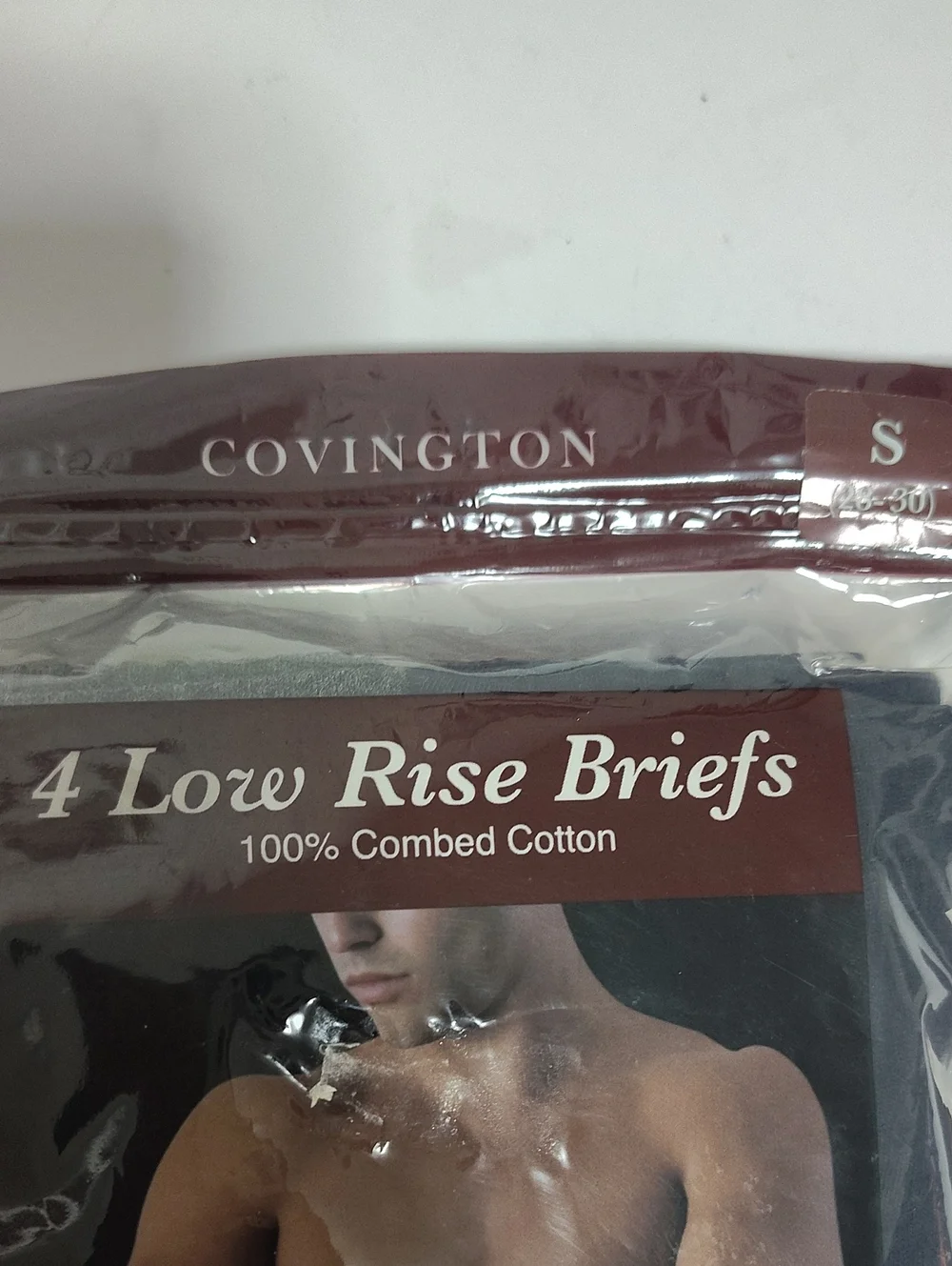 Vintage NIP Covington Men's Low Rise Briefs Underwear - 4 Pack - Size S 28-30